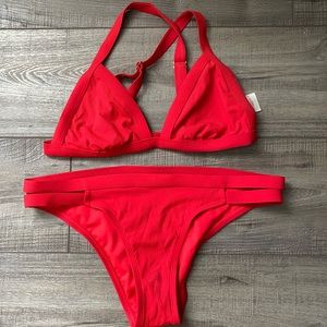 Target red bikini